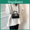 Trendy And Stylish Mini Crossbody Bag For Women In Black White Pink And Silver Colors