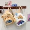 Stuffed Bear Storage Bag Large Capacity Bear Plush Bag Sleep Dog Plush Backpack  Kids Birthday Gift
