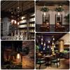 6 Pack ST19 Shape Filament Bulb 4W LED (40W Equivalent) LED Bulb LED Filament Bulb  Restaurant