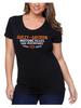 Harley-Davidson Women's Bold River Short Sleeve Round Neck Cotton Tee - Black