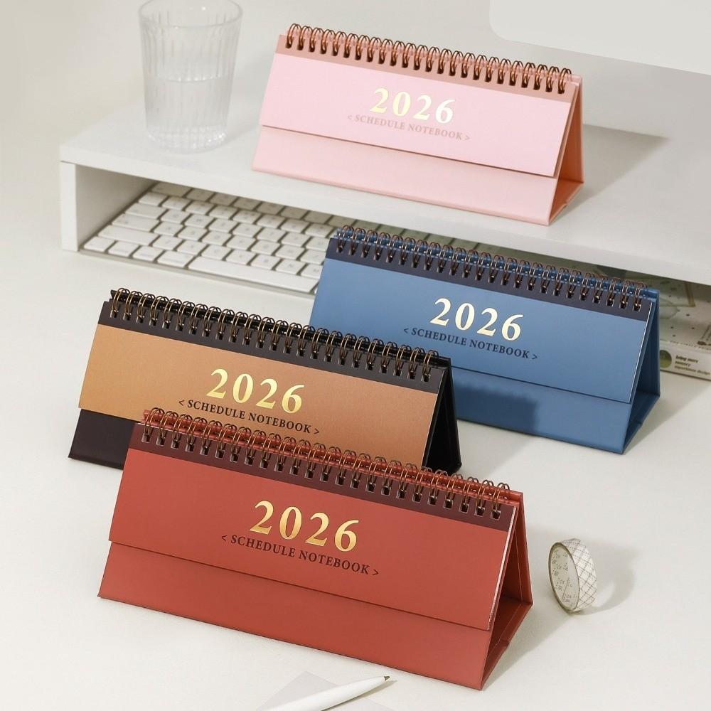 Checklist 2026 Desk Calendar Mini Flip Desktop Calendar Schedule Calendars School Stationery