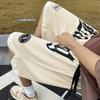 Chic Letter Embroidery Basketball Casual Shorts Men's Summer American Retro Fashion Capris