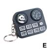Mini DJ Machine Music Toys Keychain Musical Instrument Sound Button Toy Games Children Educational Toy Bag Pendant Keychain