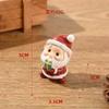 Christmas Resin Small Animal Ornaments Creative Home Decor Mini Christmas Trees & Santa Clauses Christmas Gifts
