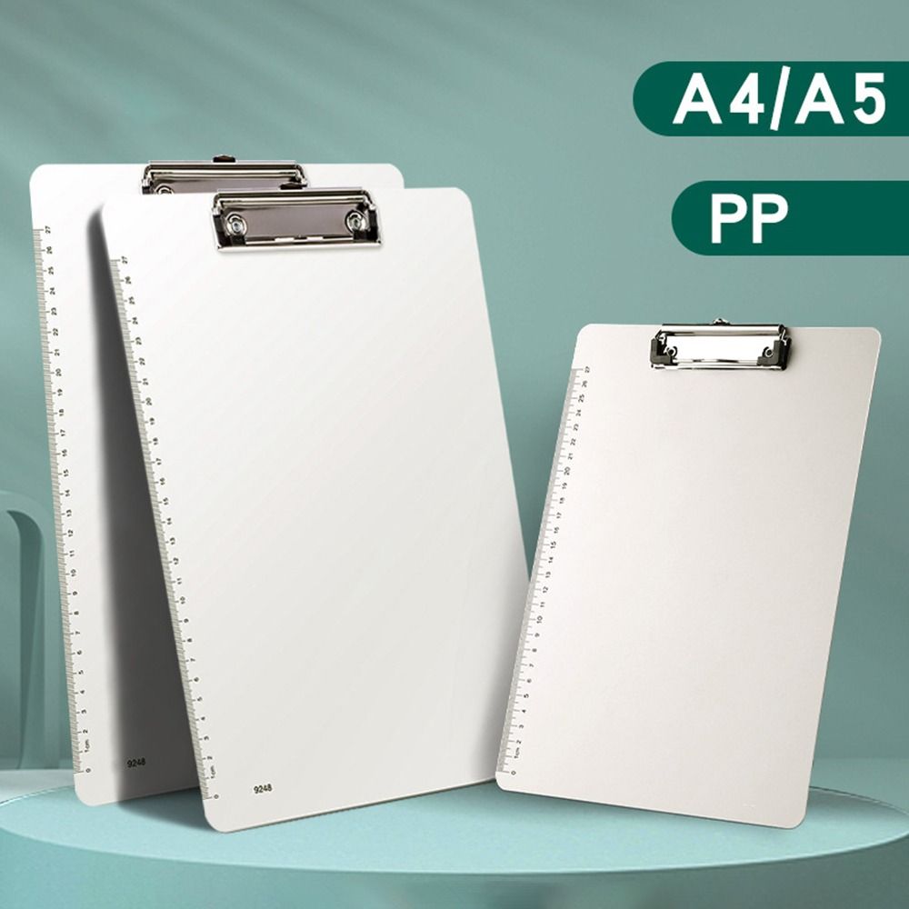 A4/A5 Writing Splint Plastic Writing Clipboard Multifunctional File Folder Clipboard  School Office