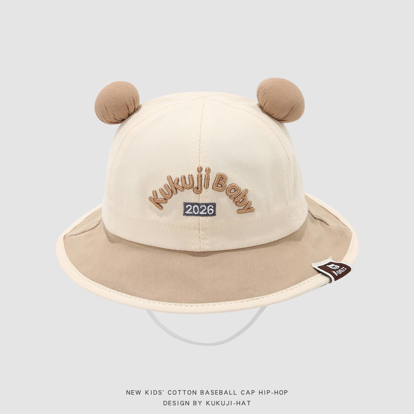 

Baby Hat Fisherman Cap 50cm 1-3 Years Girls Sun Hat with Ears for Boys Cute Sum Caps Children Kids Toddler Bucket Hat Fashion 50CM хаки