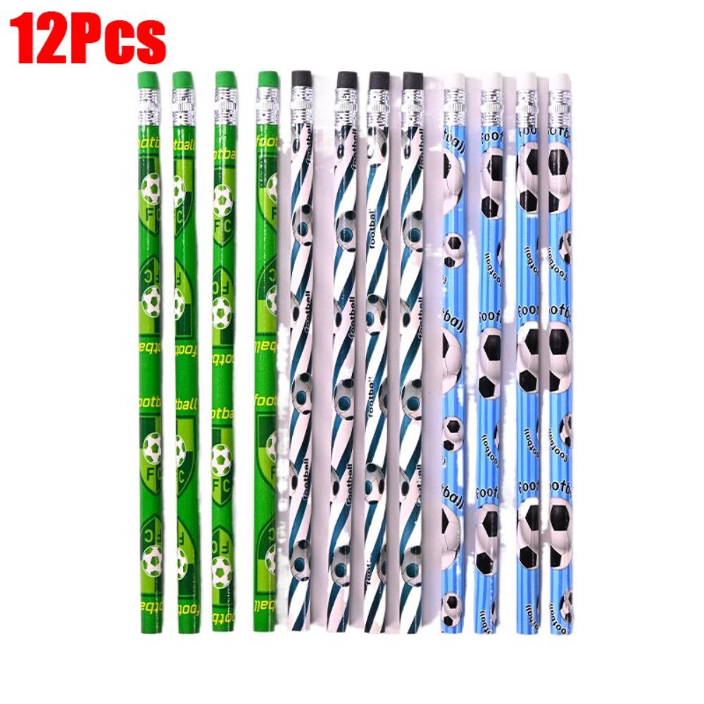 12Pcs HB Pencil Cartoon Drawing Stationery New Wood Pencil  for Children Student