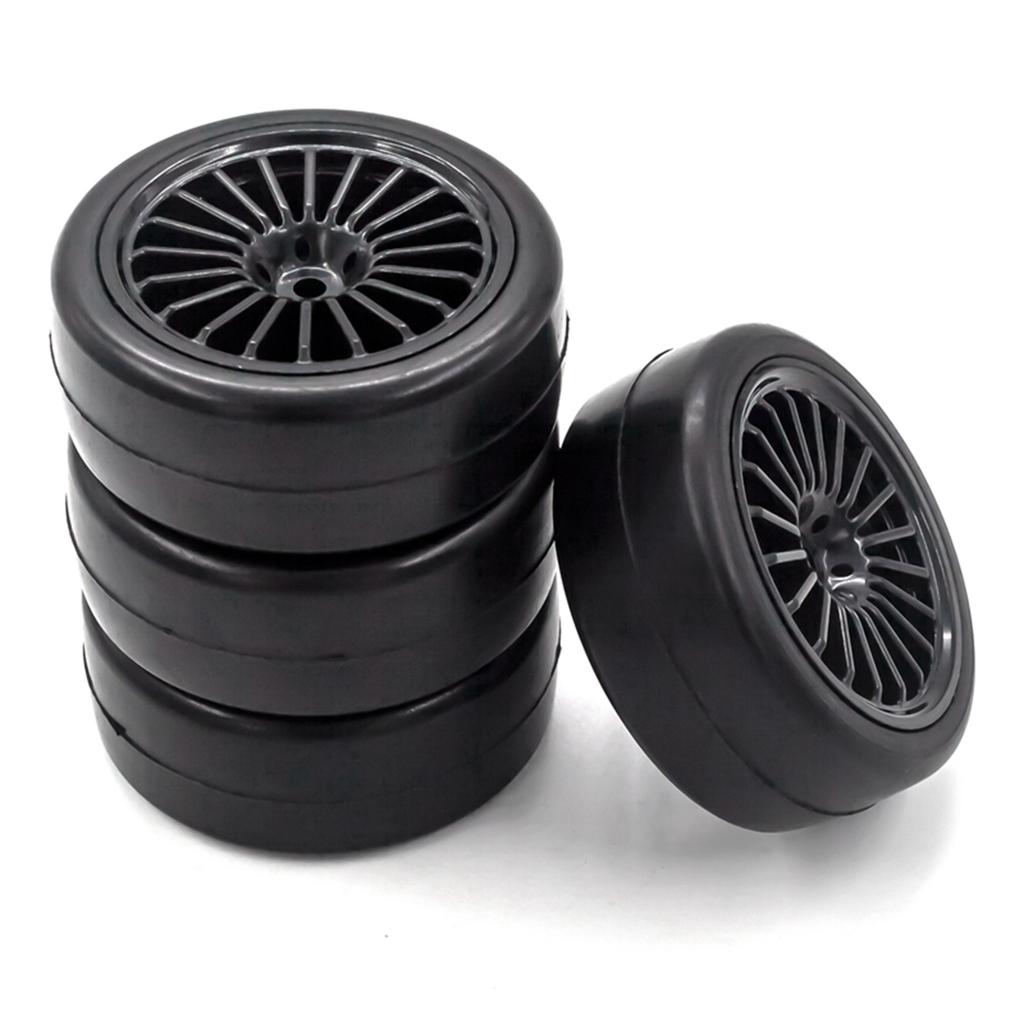 RC Drift Tires RC Racing Car Tires 4pcs Replacements for 1/10 94123 94122 D5 RC Drift Car