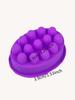 1pc-3D Handmade Silicone Soap Mold Massage Therapy Bar Making Mould Tools