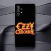 Rock Band O-Ozzy Osbourne Phone Case For Samsung Galaxy A13,A21s,A22,A31,A32,A52,A53,A71,A80,A91 Soft Black Phone Cover