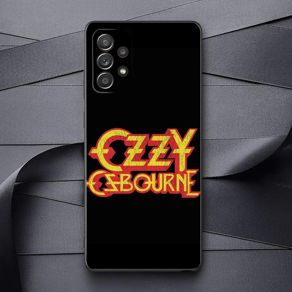 Rock Band O-Ozzy Osbourne Phone Case For Samsung Galaxy A13,A21s,A22,A31,A32,A52,A53,A71,A80,A91 Soft Black Phone Cover