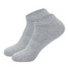 Men's Plus Size Odor-Resistant Cotton Ankle Socks, Sizes 44-47, Solid Colors, Sweat-Absorbent, No-Show, Spring/Autumn, European/American Style