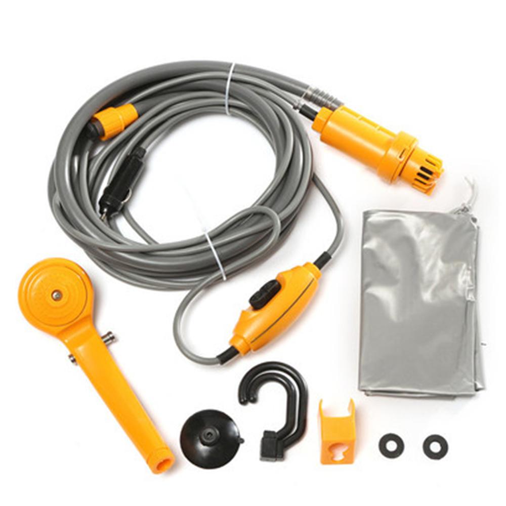 2M Portable Car Washer with Cigarette Lighter DC Cleaning Tool Car Washing Outdoor Camping Travel Car Shower Car Cleaning 12V
