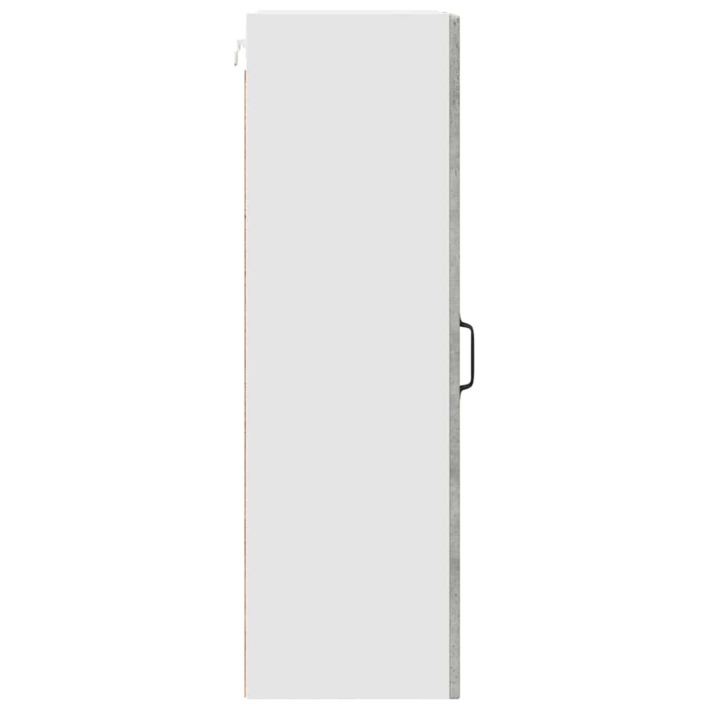 Wall Cabinet PORTO Concrete Grey 30 x 31 x 100 cm Engineered Wood