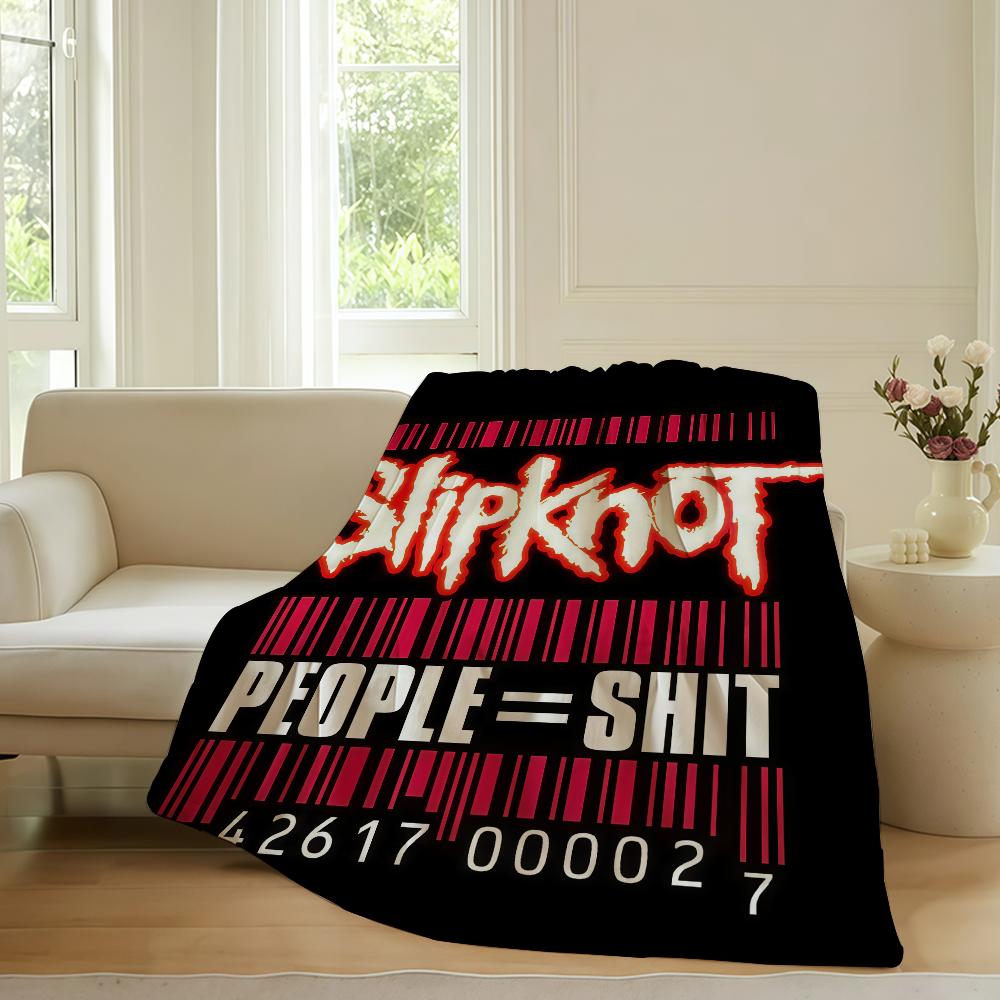 Hot rock band S Slip k knot Blanket For Sofa Office Bed Plane Travel Sleep Read Relax Camping Soft And Warm