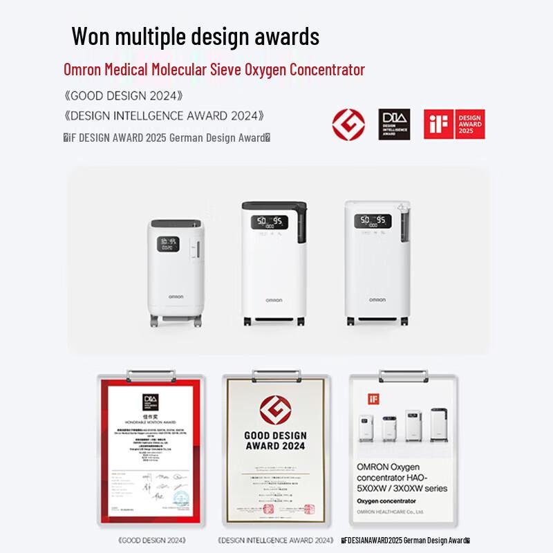 OMRON 5L Medical Grade Home Oxygen Concentrator with Nebulizer