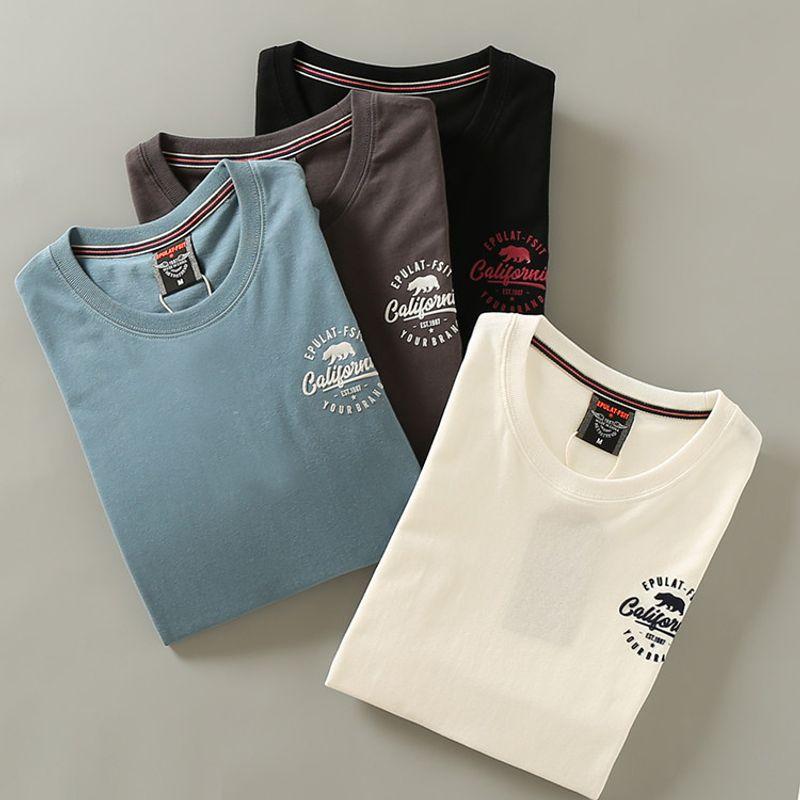 3D European and American-Style Large-Size Long-Sleeve Base T-shirt