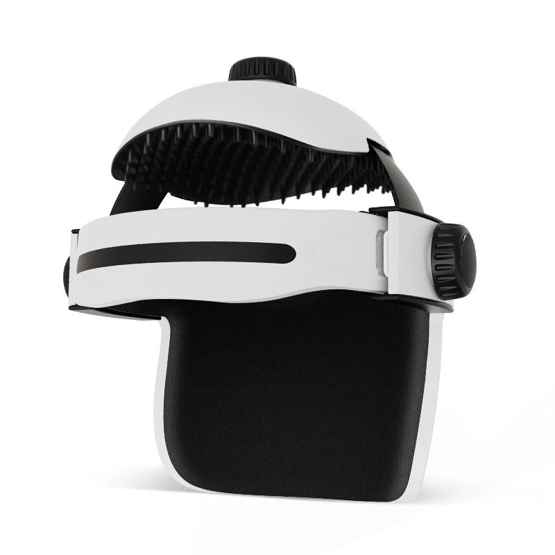 Automatic Scalp Massager Helmet for Migraine and Fatigue Relief, Sleep Aid, and Meridian Dredging.