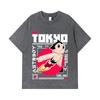 275 GSM Washed T-shirts 100% Cotton Astro Boy V2 Print Unisex Heavy Cotton T Shirt