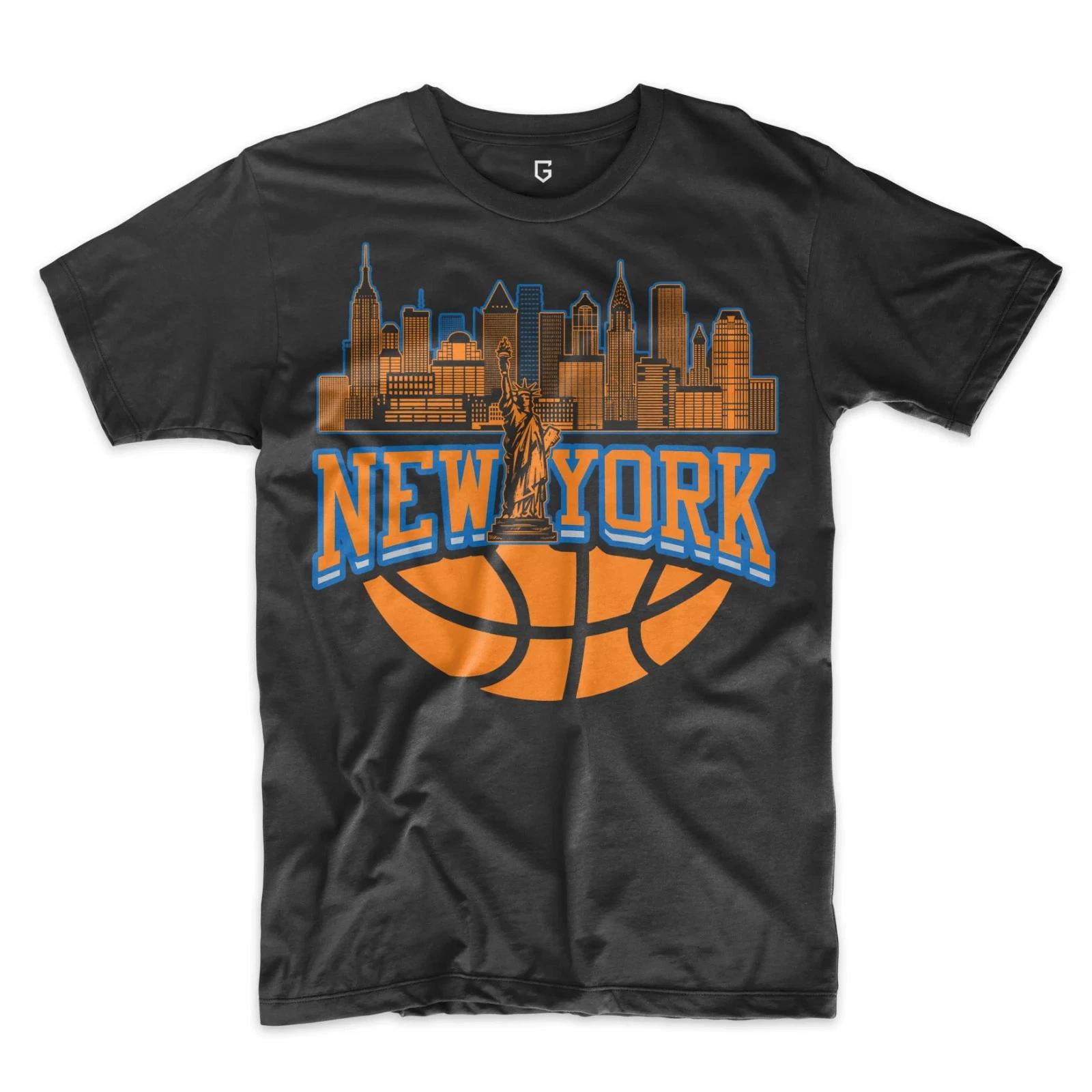 New York Basketball Skyline Men s T-Shirt M