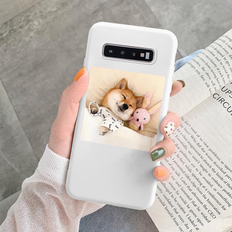 Coque Pour Samsung Galaxy S10 Plus S 10 S10E Housse Fleur Feuille Cœur Silicone Souple Fundas Pour Samsung S10 S10e Coque Mode Coquille