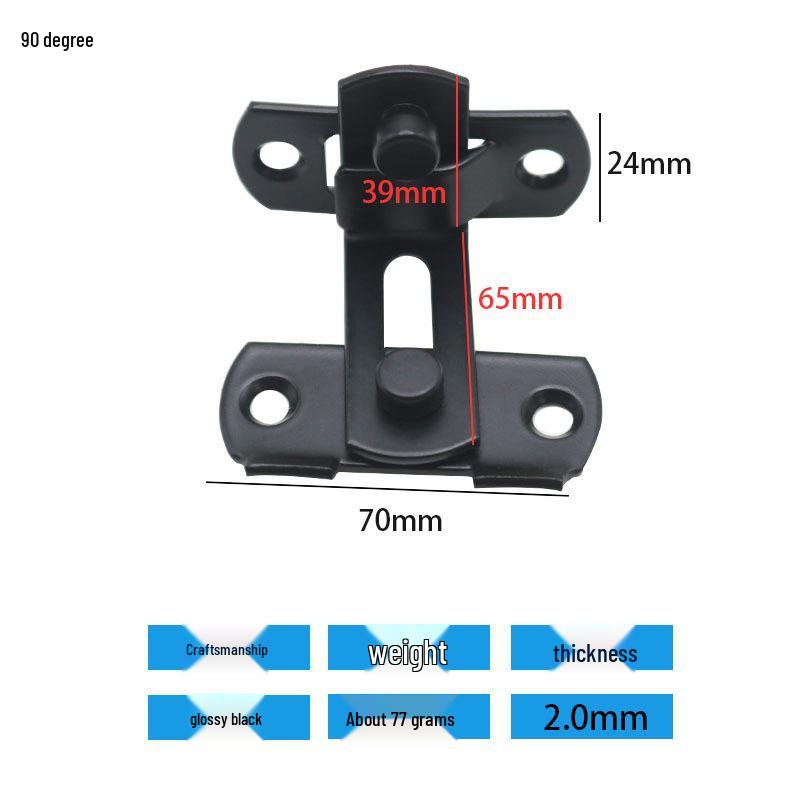 Stainless Steel Anti-Theft Indoor Door & Window Lock Bolt