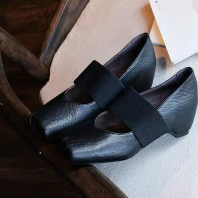 Neue Mode Damen Französische Vintage Mary Jane Schuhe Damen Herbst Ballett Ultra-weiche Einzelne Schuhe