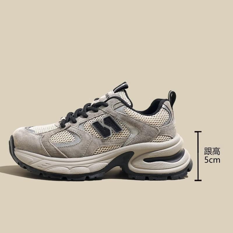 [Clearance price] Platform-soled dad shoes for women's spring 2025 new ins trendy casual and versatile sports Forrest Gump shoes