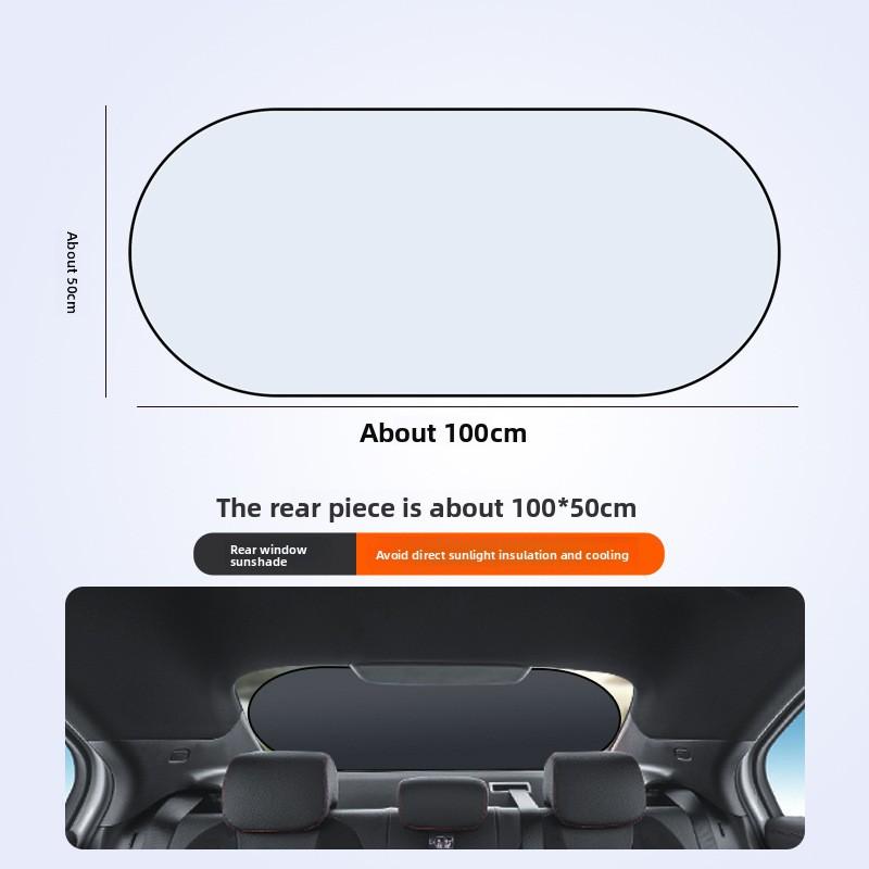 Auto Sonnenschutz UV-Schutz Faltbarer Auto Heckscheiben Sonnenschutz Universelle Auto Fensterblende mit Saugnäpfen