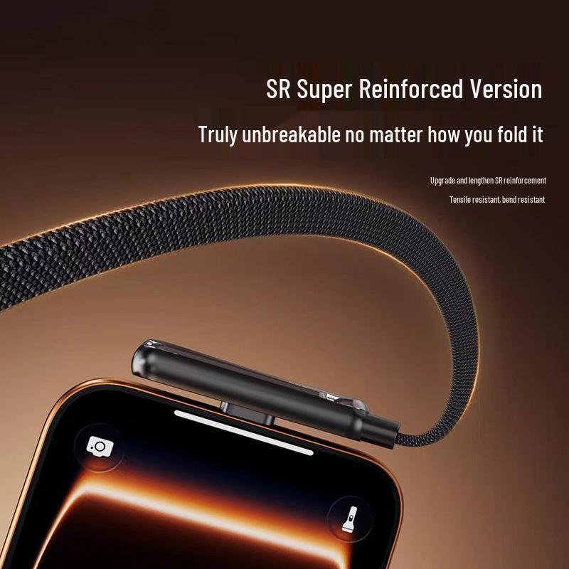 120W Dual Type-C Fast Charging Cable for Apple & Huawei/Oppo