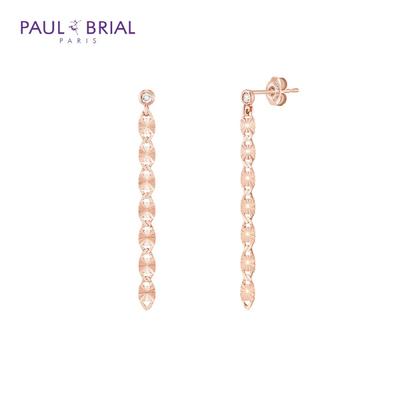 PAULBRIAL [SILVER] PWSE0048 (PG) Ellipse Cutting Earrings