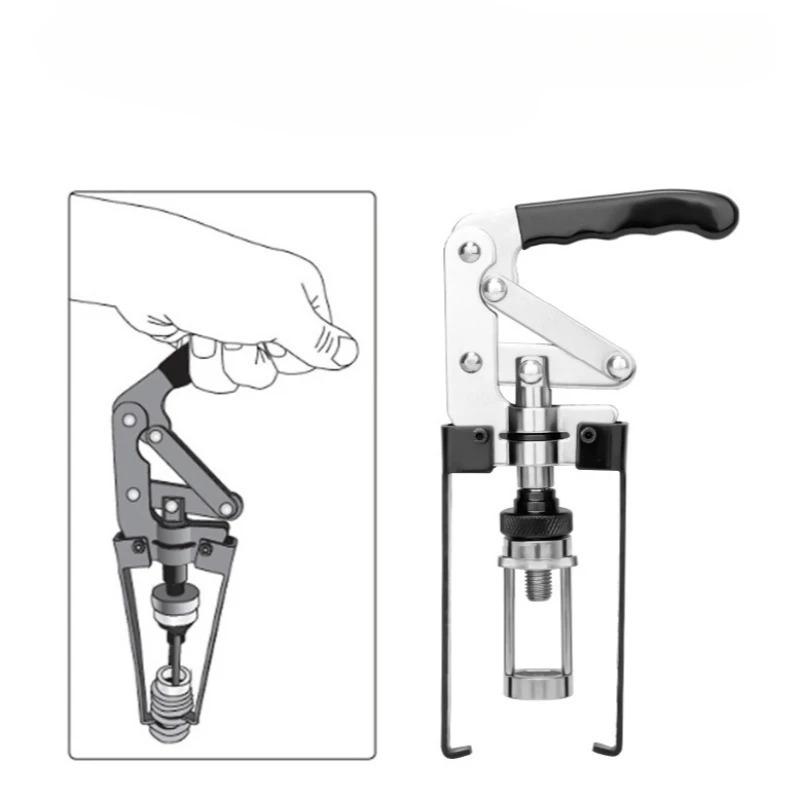 Car Engine Valve Spring Removal Pliers, No Disassembly Valve Seal Install Remover Tool for Sedan Van Engine Service