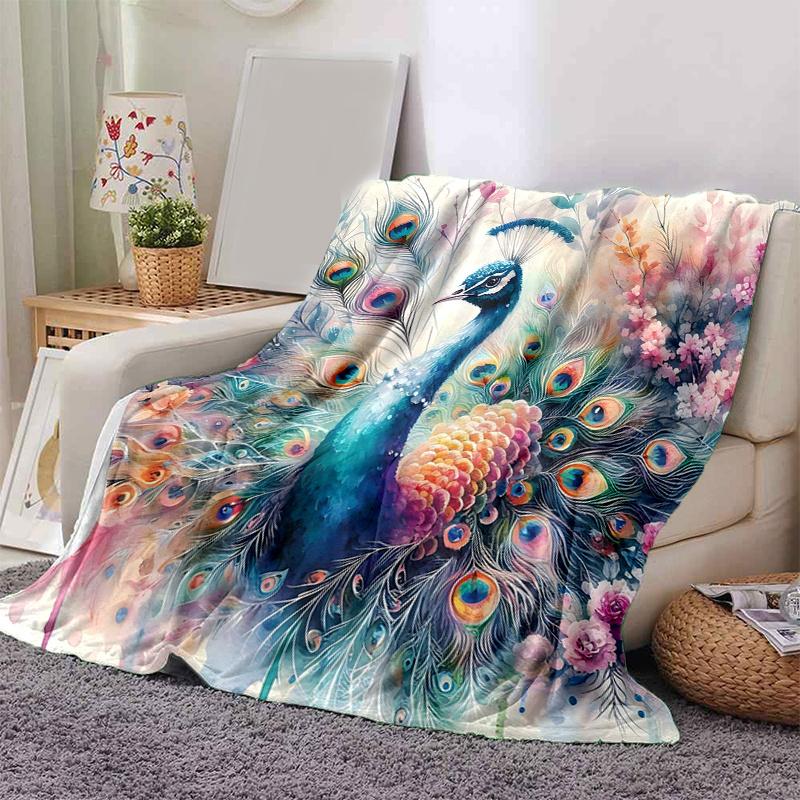 1pc Colorful Galactic Lion Blanket Seasonal Home Decorative Throw for Couch, or Car Seat Cover,Living Room.K017
