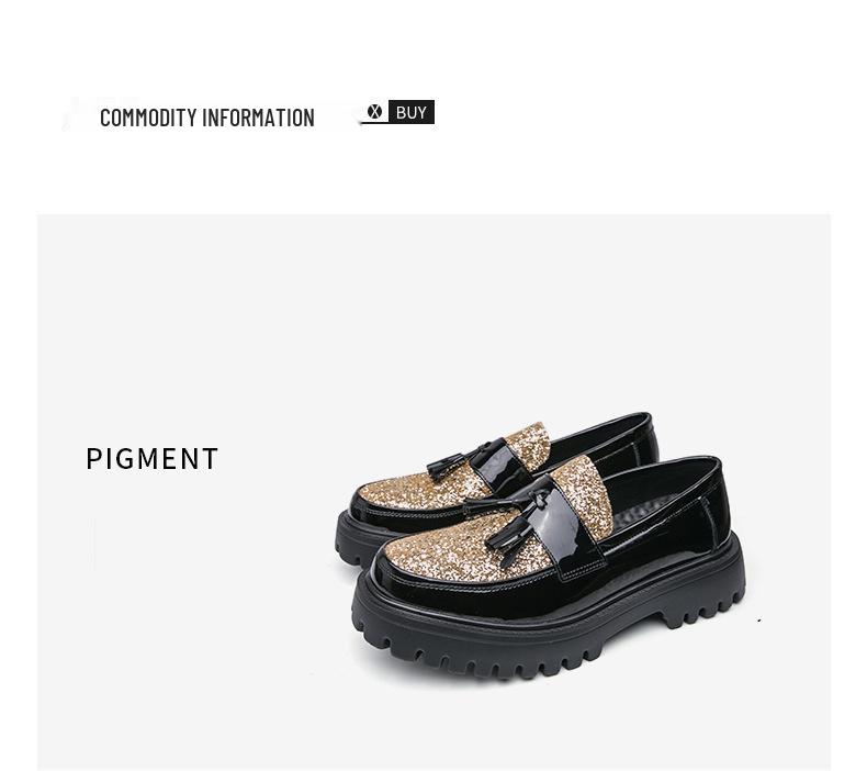 Men’s Tassel Loafers - Large Size Casual Leather Shoes, Korean & British Style