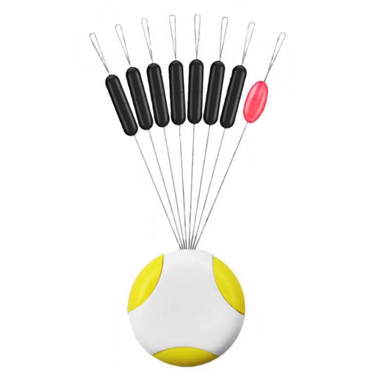 9-Piece Silicone Space Bean Set: Ultra-Tight, Transparent Green Beans