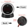 ZMFJH 0-1.0MPa 2"52mm Oil Pressure Gauge with Sensor 1/8NPT Red LED Digital Oil Press Meter Flashing Alarm for Car Yacht 12V24V