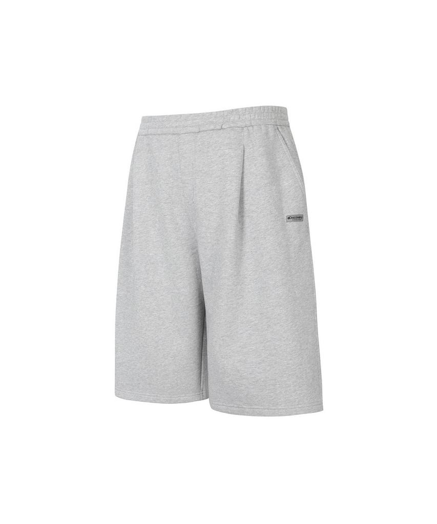 DISCOVERY EXPEDITION Unisex Knit Training Bermuda Shorts (M/Grey)