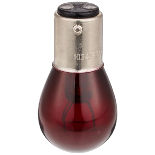 KITACO Tail Lamp Turn Signal Base Bulb (S25) Red/12V23/8W/Double Bulb 1 Piece 806-0000200