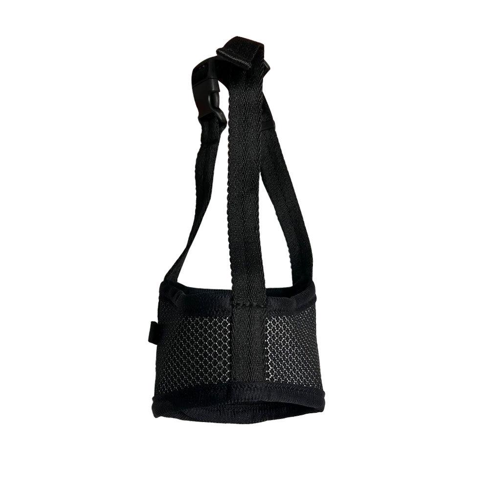 Atmungsaktiver Hundemaulkorb aus Netzstoff: Gegen Bellen, Beißen und Verschlucken.