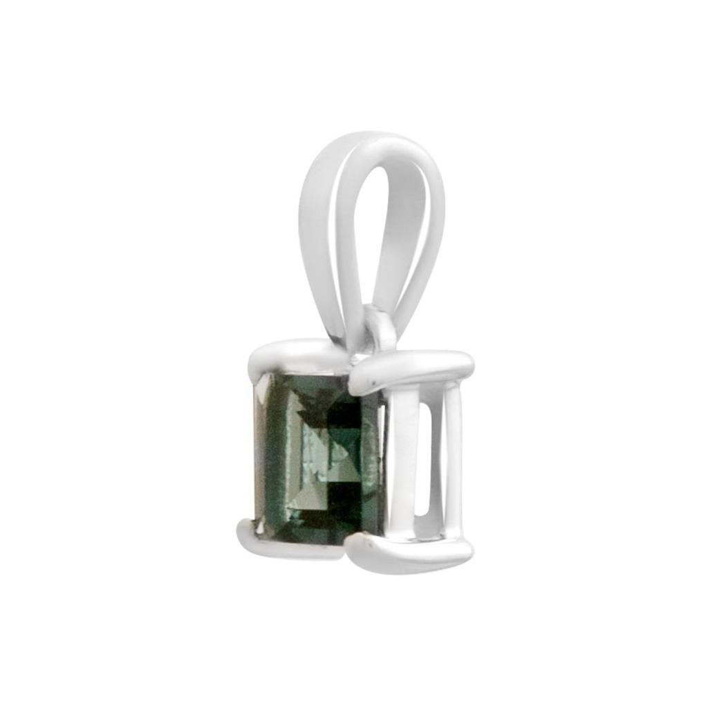Серебряная подвеска с топазом Лондон Блю 0.6ct (2213536)