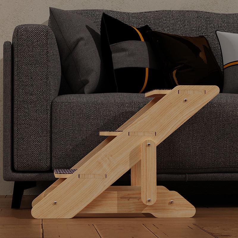 Wooden Pet Ramp Ladder for Small Dogs and Cats