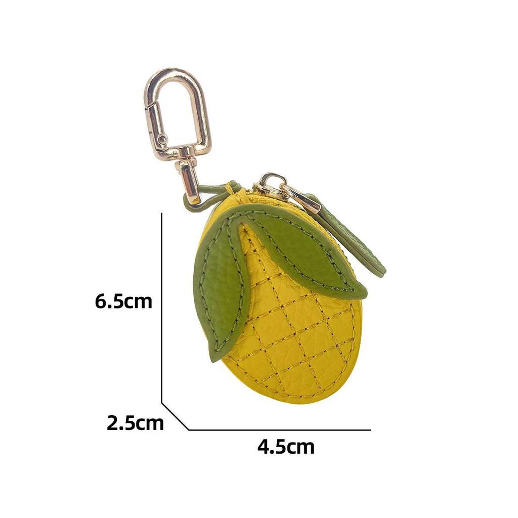 Beliebte Frucht-Münzbörse Schlüsselanhänger: Frisch, Schlicht, Anhänger-Taschenanhänger gegen Verlust