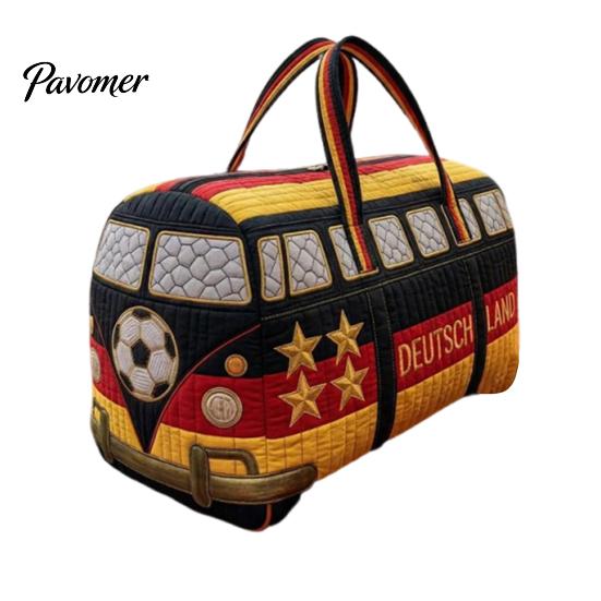 Easy Clean Travel Bag Soccer Handbag, with Quilted Design, Large Capacity Durable Polyester Duffel Lightweight Carryall Tote Bag, for Fitness Work And