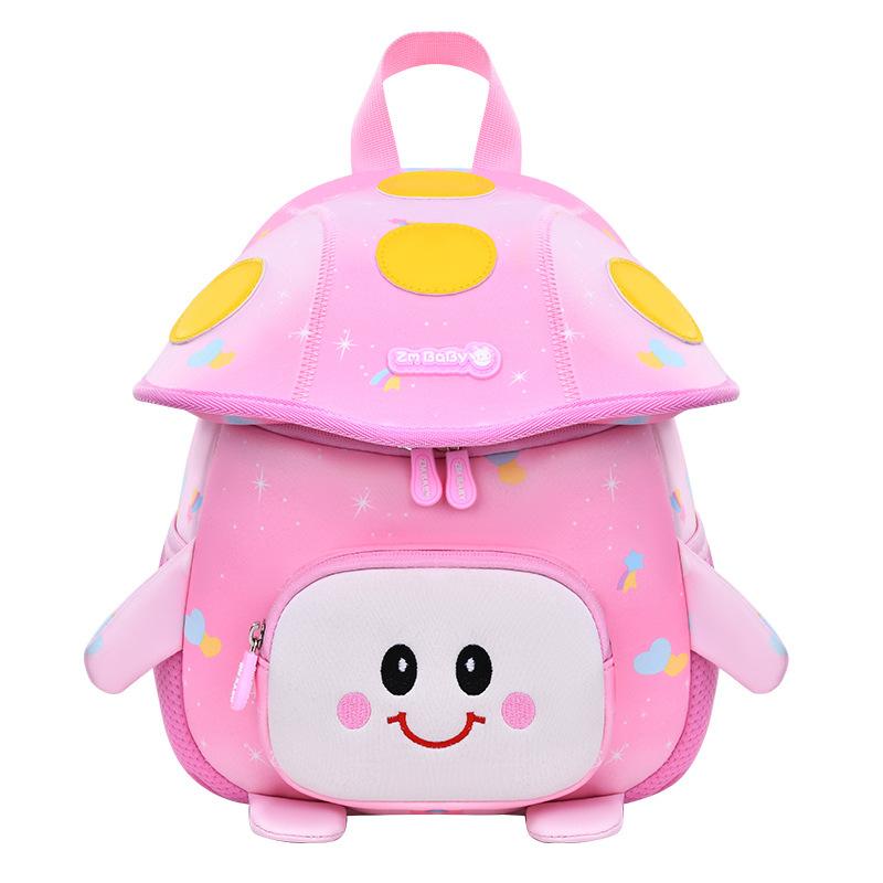 New Kindergarten Backpack for Boys Cute Mushroom Bag Diving Material Children's Backpack for Girls Mini Small Backpack