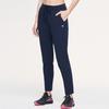 FILA Athletics Logo Print Drawstring Knitted Sports Pants Women bottoms Dark-Blue A11W111615F-NV
