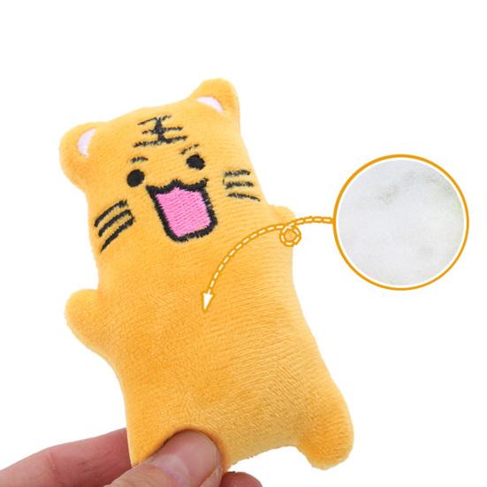 Cat Toy Bite-resistant Soft Cartoon Rabbit Shape Pet Cat Kitten Teaser Catnips Toy Pet