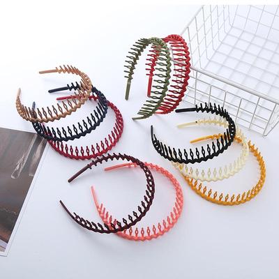 Diadema Antideslizante Dentada y Organizador de Flequillo para Mujeres Coreanas