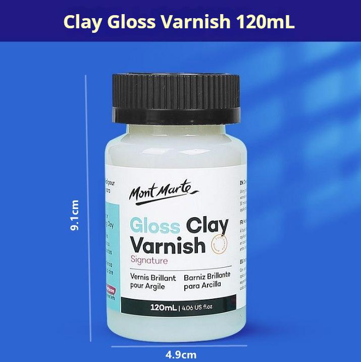 High Gloss Varnish 10/60/120ml Long-Lasting Glossy Gloss Varnish For Air Dry Clay Stone Polishing Oil Painting Wood Maintenance