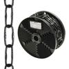 WOLFPACK PROFESSIONAL LINE - Black Engraved Decorative Chain 4.0x46 Mm. Roll 20 Meters