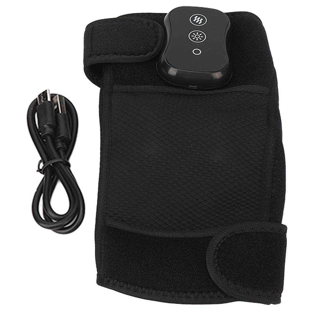 Heated Knee Brace Wrap Knee 3 Strength Mode Stress Relief Massager USB Rechargeable Cordless